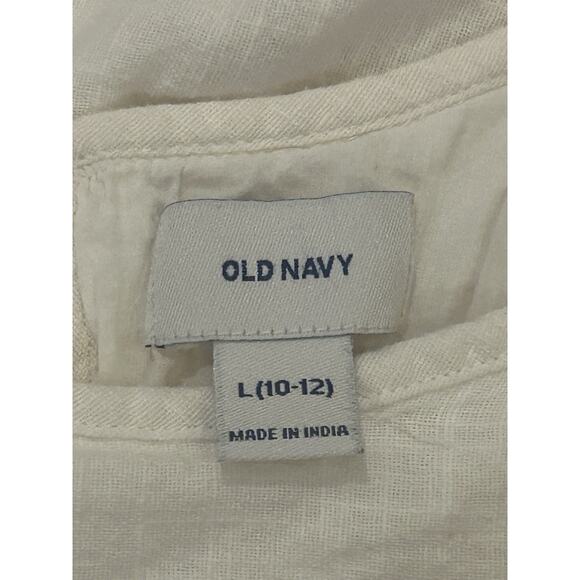Old Navy White and Red Dress Girls size L (10-12) - Picture 3 of 3